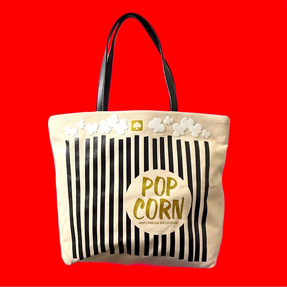 NWT Kate Spade Cinema City Bon Shopper Popcorn Tote